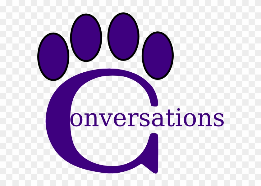 Conversations Paw Print Clip Art At Clker - Auroville #1238399