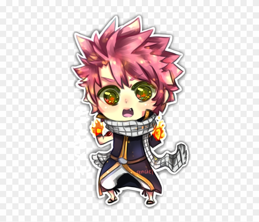 Natsu Keychain Design By Renciel - Natsu Fairy Tail Chibi #1238418