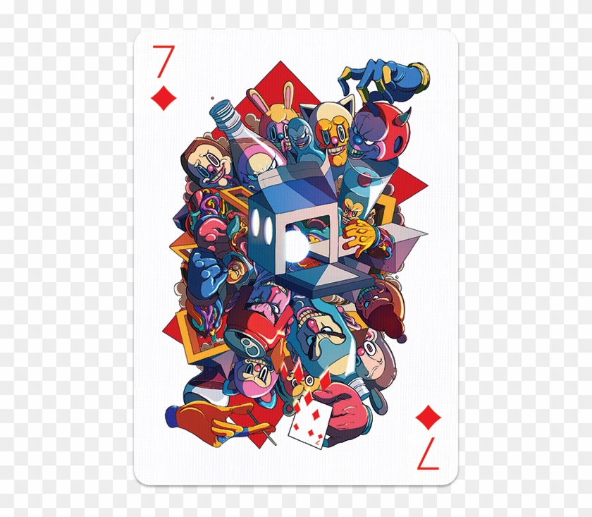 7 Of Diamonds By Sakiroo - Collectible Card Game #1238431