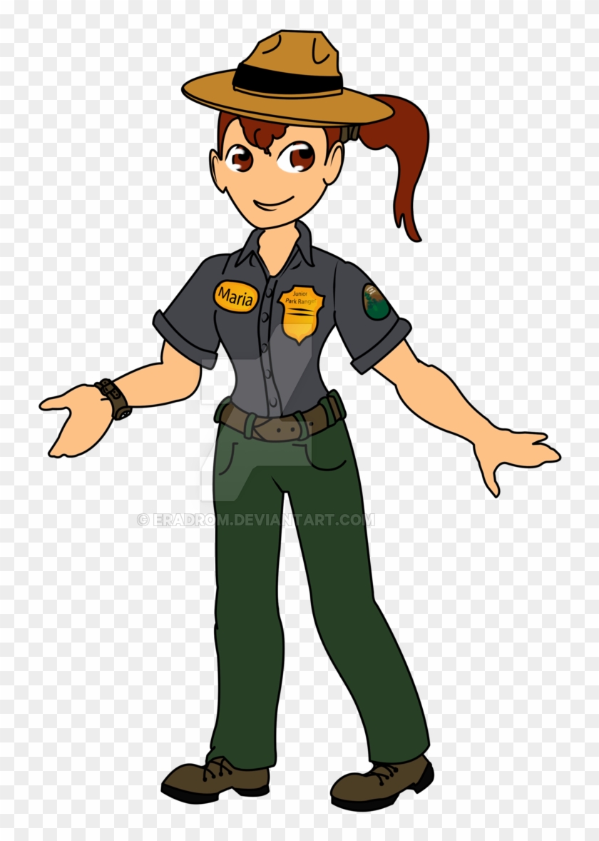 Junior Park Ranger Girl By Eradrom - Park Ranger Clipart Girls #1238594