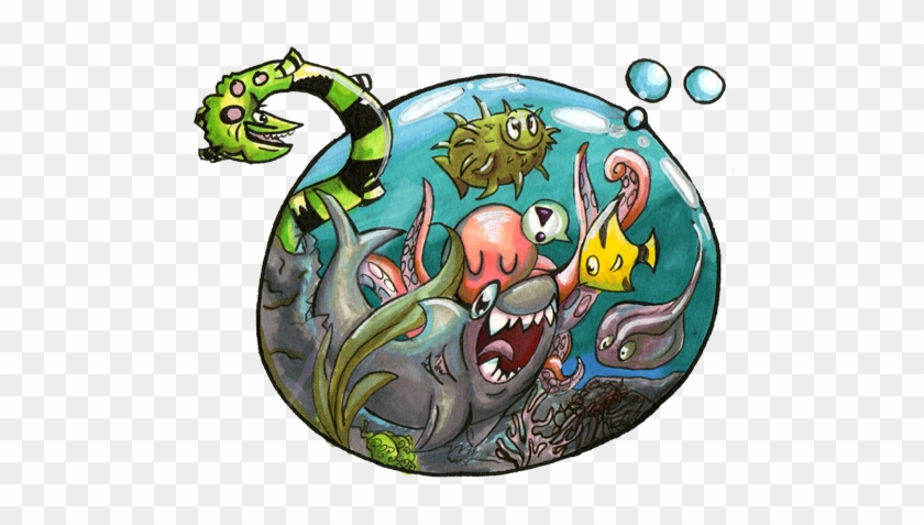 Under Da Sea Tattoo For A Guy By Moopdrea - Cartoon #1238734