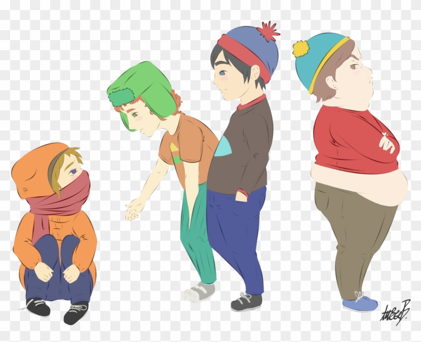 South Park Friends By Porcelainbitch South Park Friends - South Park Preschool Fanart #1238762