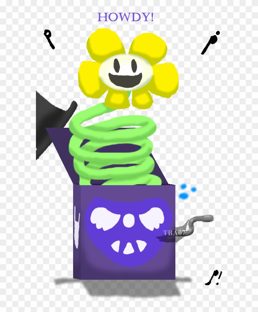 Jack In The Box Flowey By Theblackangel07 - Cartoon #1239038