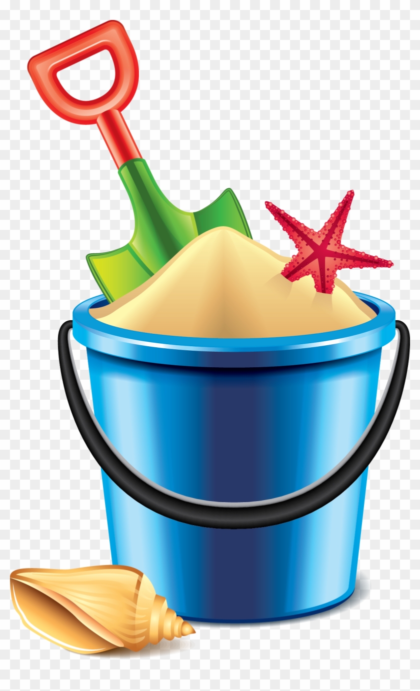 Bucket And Spade Clip Art - Bucket And Spade Clipart #1239073