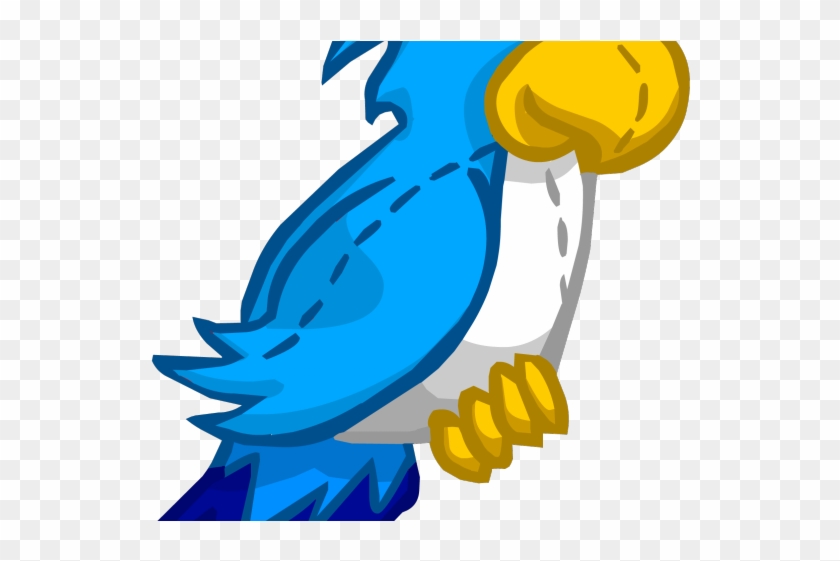 Parrot Clipart Blue Parrot - Club Penguin Green Parrot #1239185