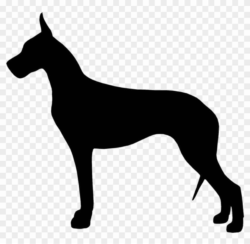 Great Dane Silhouette Images - Great Dane Silhouette Png #1239252