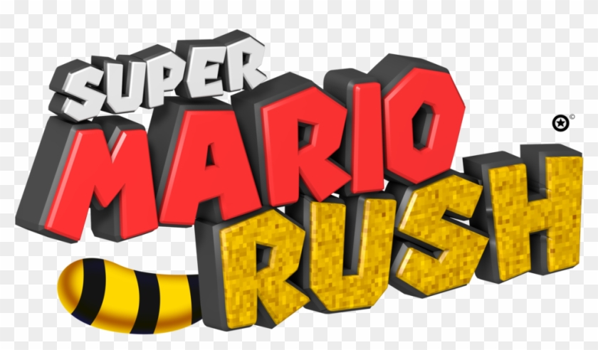 Super Mario Rush Logo By Nuryrush - Super Mario 3d World #1239256