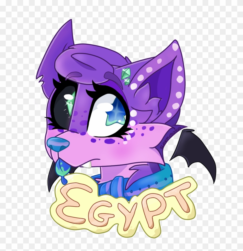 Egypt The Great Dane Badge - Cartoon #1239261