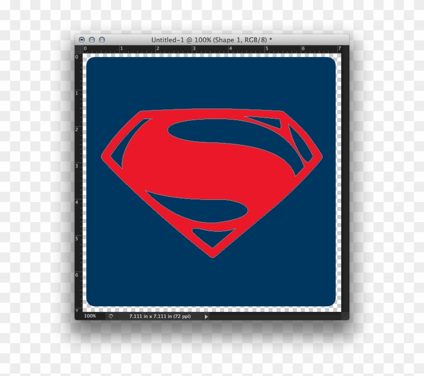 Adobe Photoshop How To Make A Graphic With Long Shadow - Superman #1239285