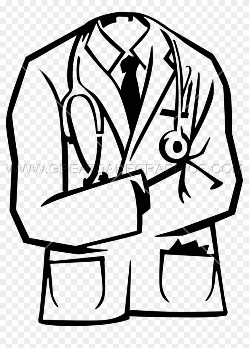 Doctors Coat Production Ready Artwork For Tshirt Printing - Doctors Coat Production Ready Artwork For Tshirt Printing #1239329