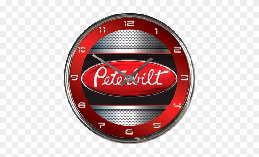 Chrome Wall Clock - Peterbilt 3d Logo Ipod Touch 6 3d Case Full Warp #1239439