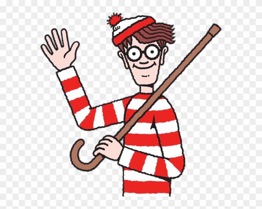 Wally With Walking Stick - Where's Wally Animation #1239539