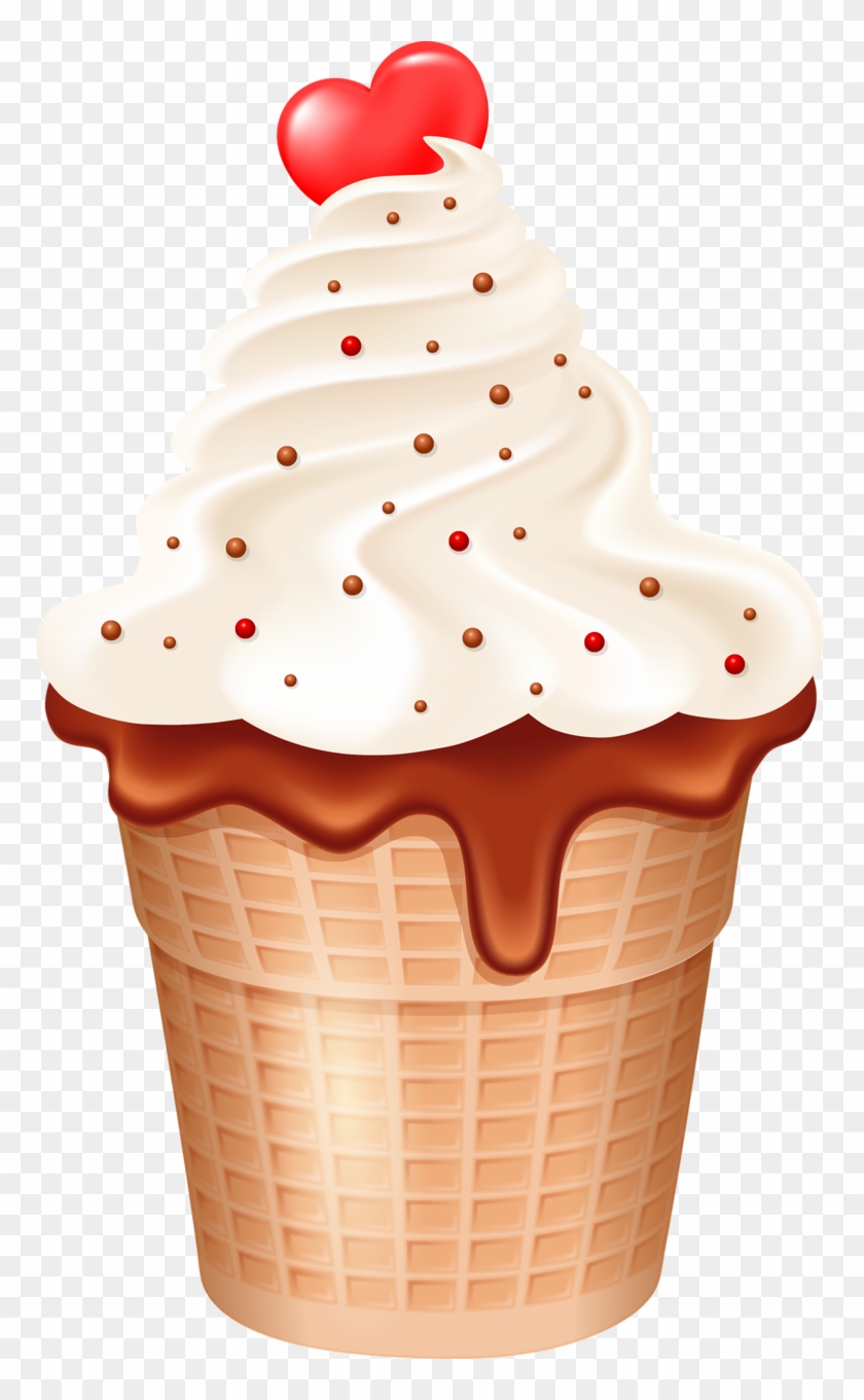 Cute Clipart ❤ ○••°‿✿⁀ice Cream‿✿⁀° - Мороженое Рисунок Пнг #1239600