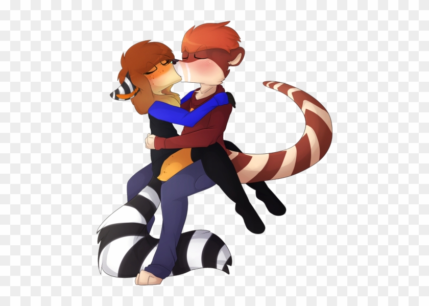 Hug Furry Fandom Cartoon Love - Furry Fandom #1239743