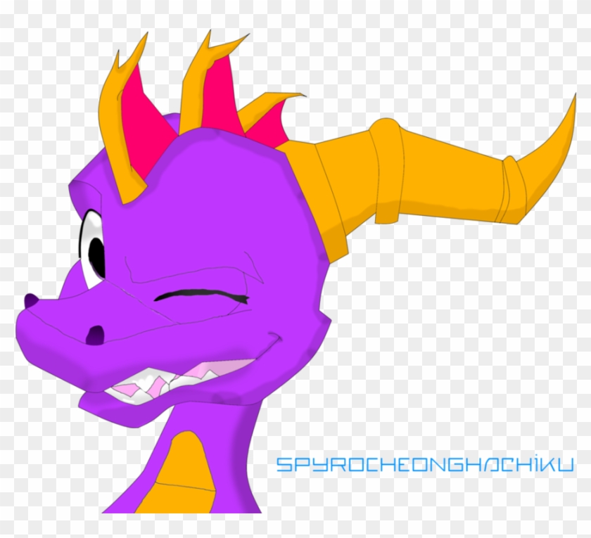 Spyro's Winking By Spyrocheonghachiku - Spyro Winking #1239778