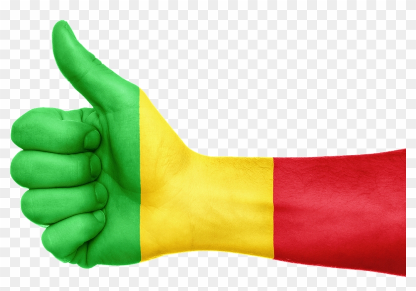 Wedomugs Mali Thumbs Up Flag Mug #1239896