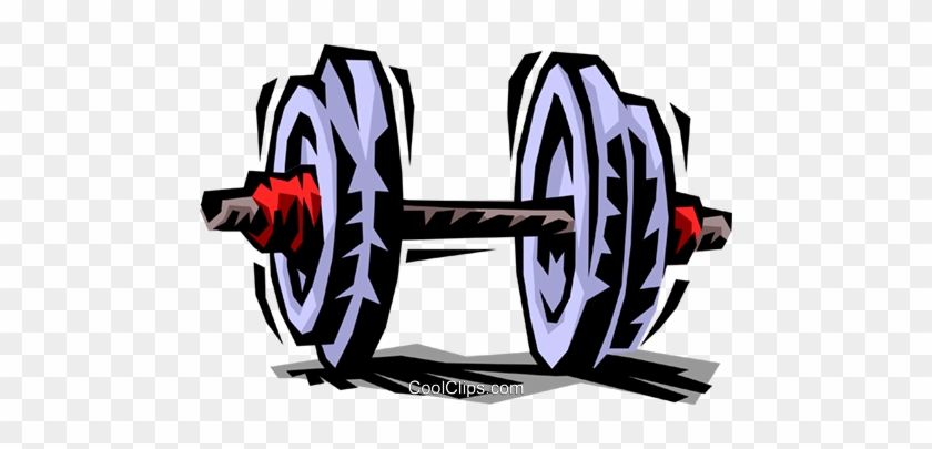 Dumbbell/weightlifting Royalty Free Vector Clip Art - Dumbbell Vector Png #1240099