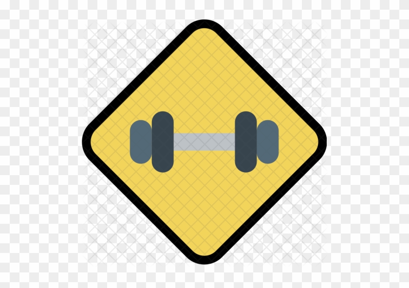 Gym, Sign, Dumbbell, Work, Fit, Fitness Icon - Dumbbell #1240125