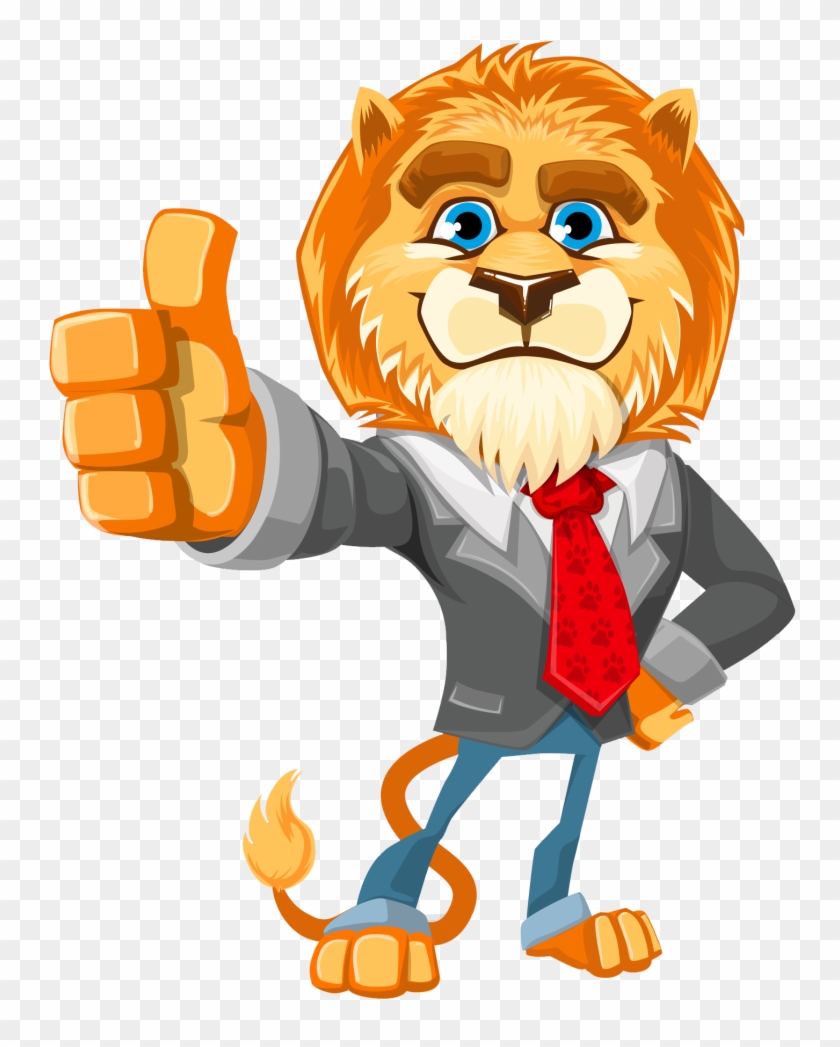 Lion Vector Png Transparent Image - Amazing Cartoon Transparent Png #1240130