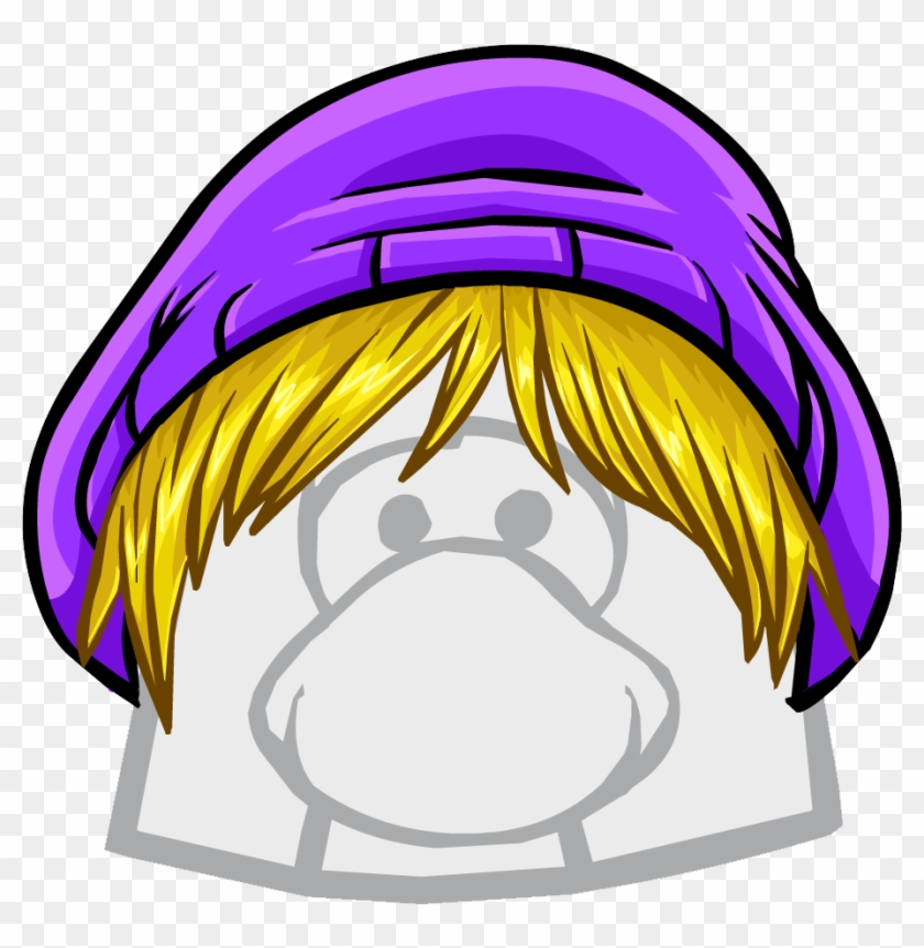 The Violet Beret - Club Penguin The Flip #1240159