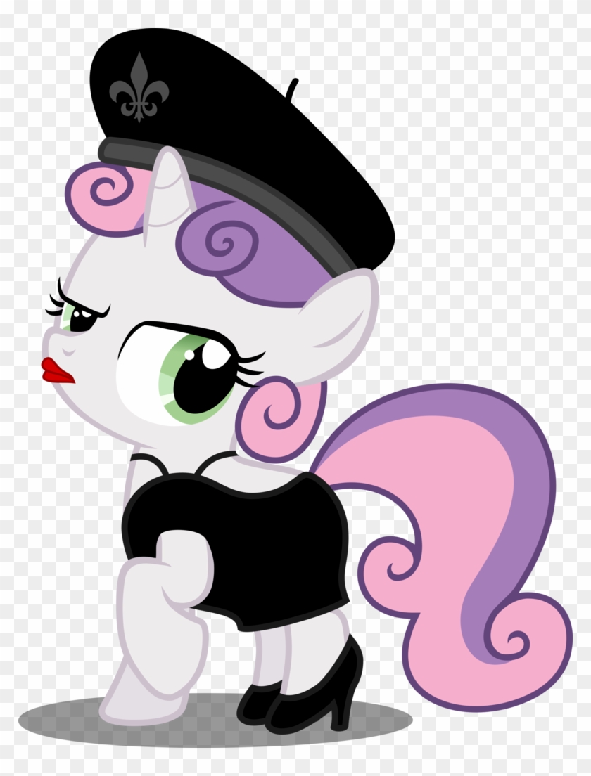 Atomicmillennial, Beret, Clothes, Dress, High Heels, - Sweetie Belle #1240175