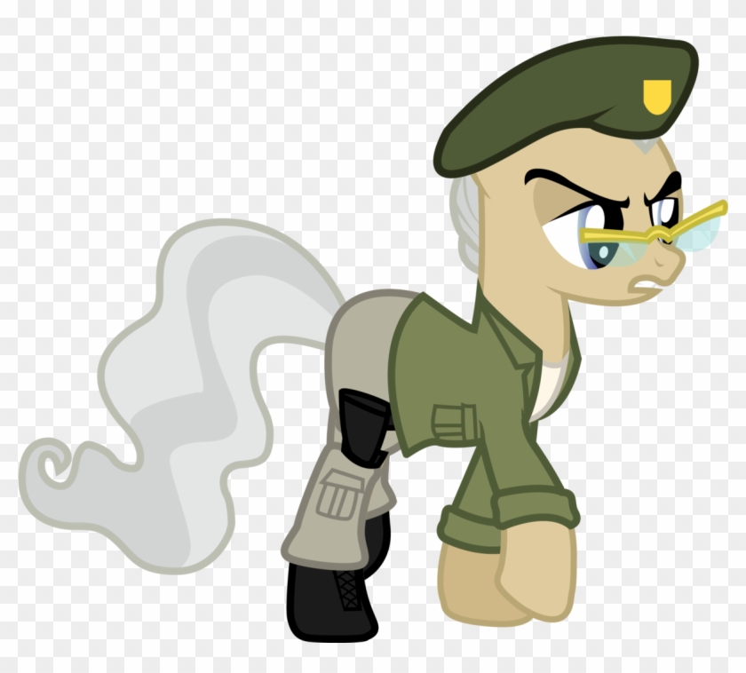 Smashinator, Beret, Bill, Clothes, Crossover, Earth - Mayor Mare #1240196