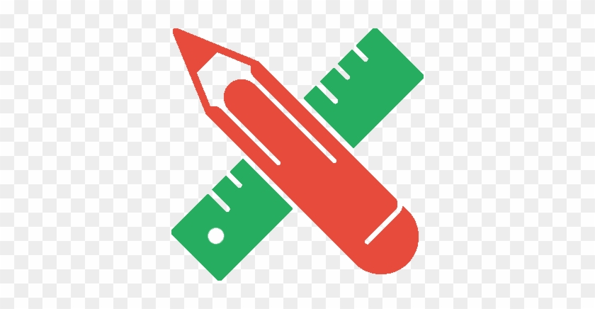Best Courses - Pencil And Ruler Icon #1240282