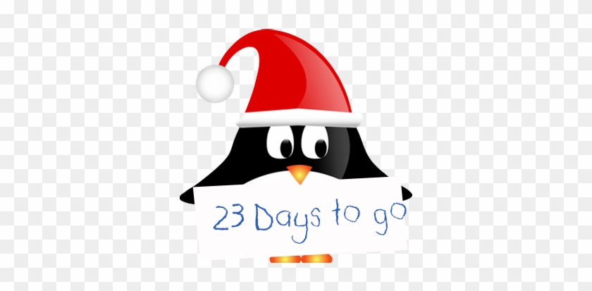 23 - Retractable Badge Holder - Christmas Penguin #1240304