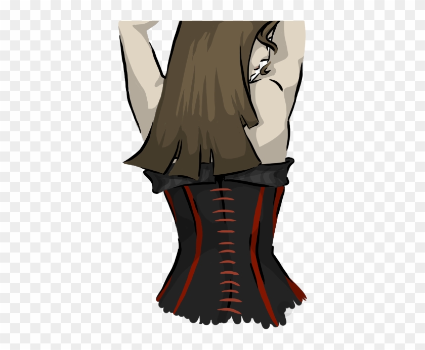 Corset Illustration By Electronic-fox - Cartoon #1240515