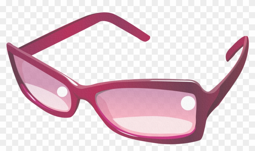 Sunglasses Clip Art - Pink Eyeglasses Clip Art #1240568