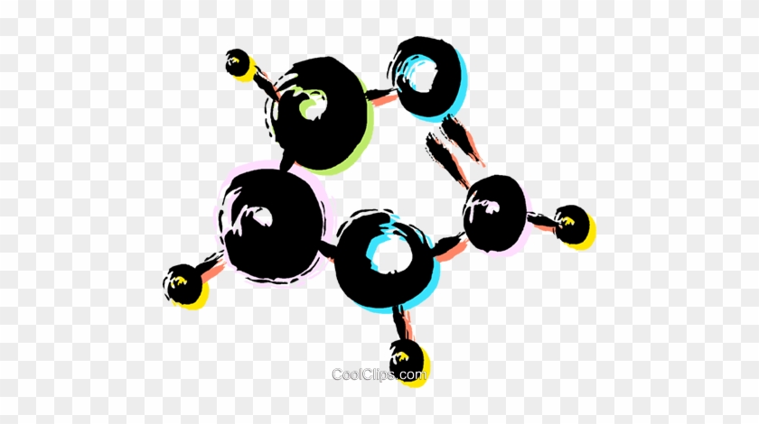 Molecules And Atoms Royalty Free Vector Clip Art Illustration - Illustration #1240572