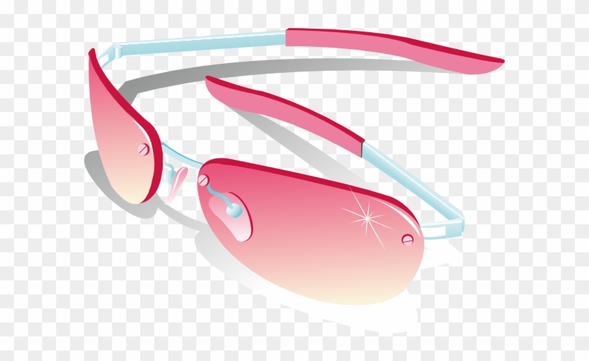 Pink Sunglasses Clipart Download - Rose Farbige Glas-gruß-karte Karte #1240582