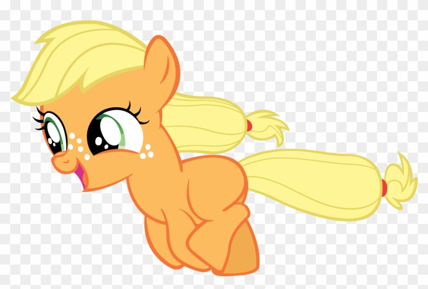 Moongazeponies, Female, Filly, Filly Applejack, Foal, - My Little Pony: Friendship Is Magic #1240793