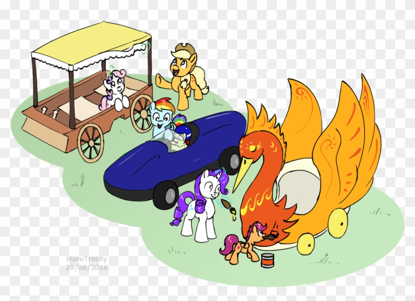 Apple Bloom, Applejack, Artist - Cartoon #1240827