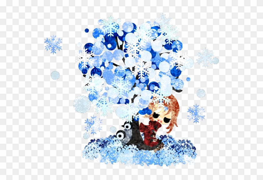 フリーのイラスト素材冬と女の子の可愛いイラスト 冬の木 Free Winter Free Transparent Png Clipart Images Download