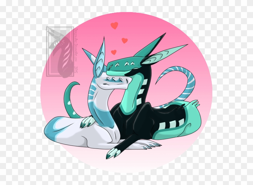 Lovebird Snuggles By Dragon-arc - Cartoon #1240956