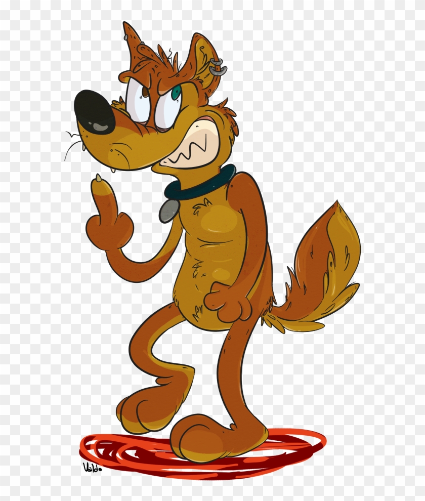 Pissed Off Dingo - Clip Art #1241066