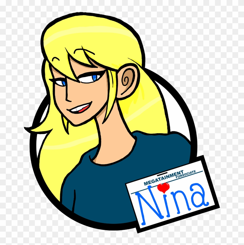 Nina Nametag By Crave The Bullet - Cartoon #1241105