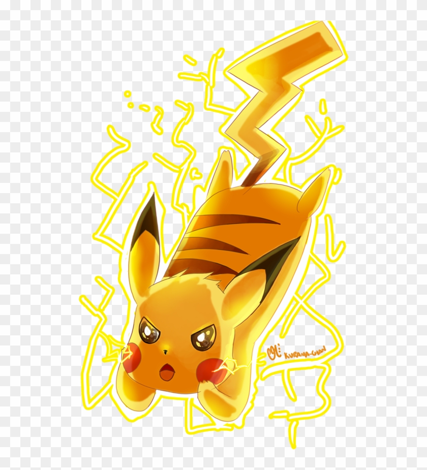 Pokemon 20th Anniversary Tribute - Pikachu Thunderbolt Png #1241144