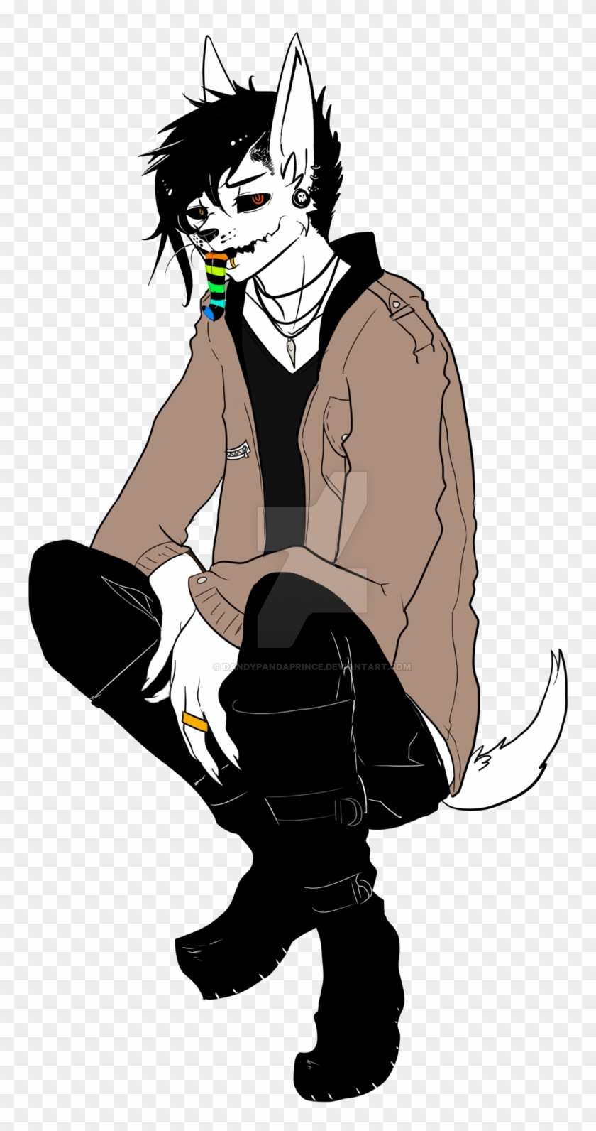 Dandypandaprince Demon Albino Dingo Adopt/sold By Dandypandaprince - Cartoon #1241187