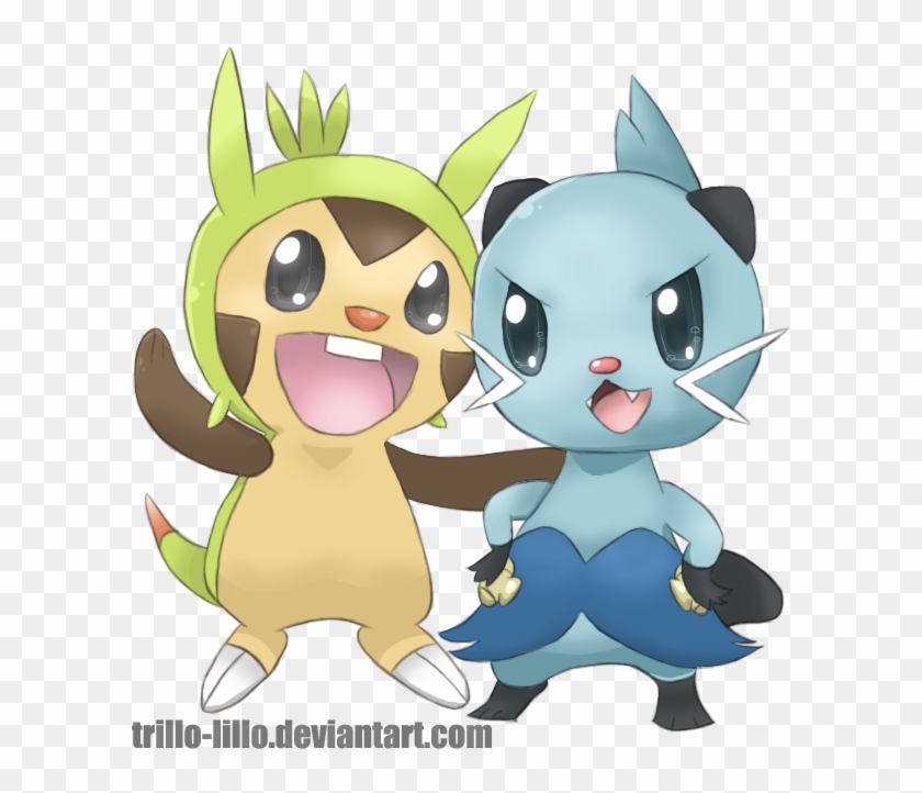 Chespin And Dewott By Trillo-lillo - Chespin And Dewott #1241202
