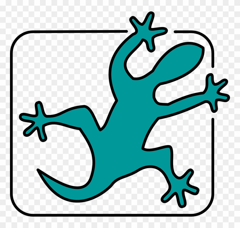 Clipart Of Transformation Of Species, Falling Legs, - Lizard Clip Art #1241304