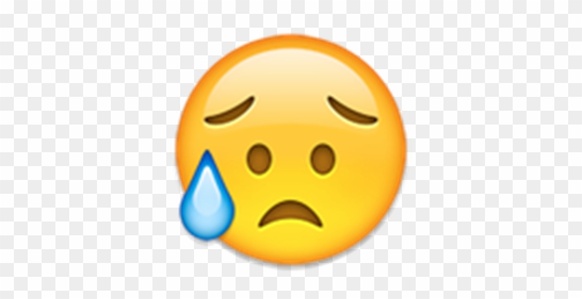U 1f625 - Sad Face Emoji Transparent #1241355