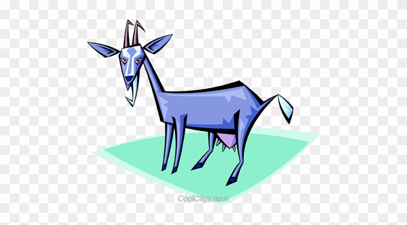 Billy Goat Royalty Free Vector Clip Art Illustration - Billy Goat Royalty Free Vector Clip Art Illustration #1241358