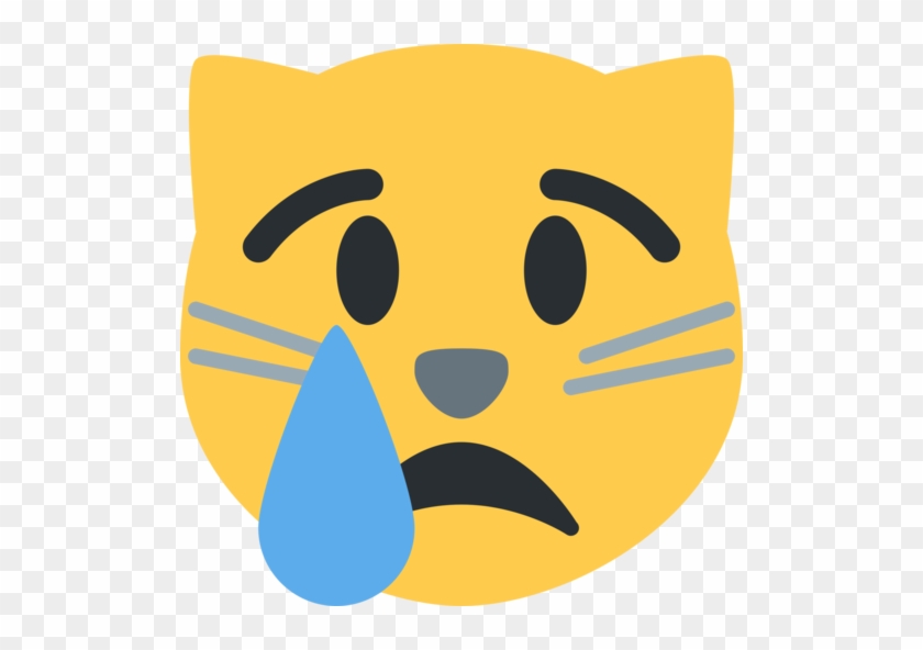 Twitter - Crying Cat Face Emoji #1241374