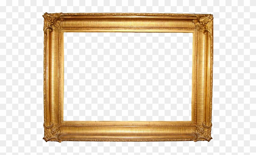 Gold Frame Png Transparent Images - Golden Photo Frame Png #1241441