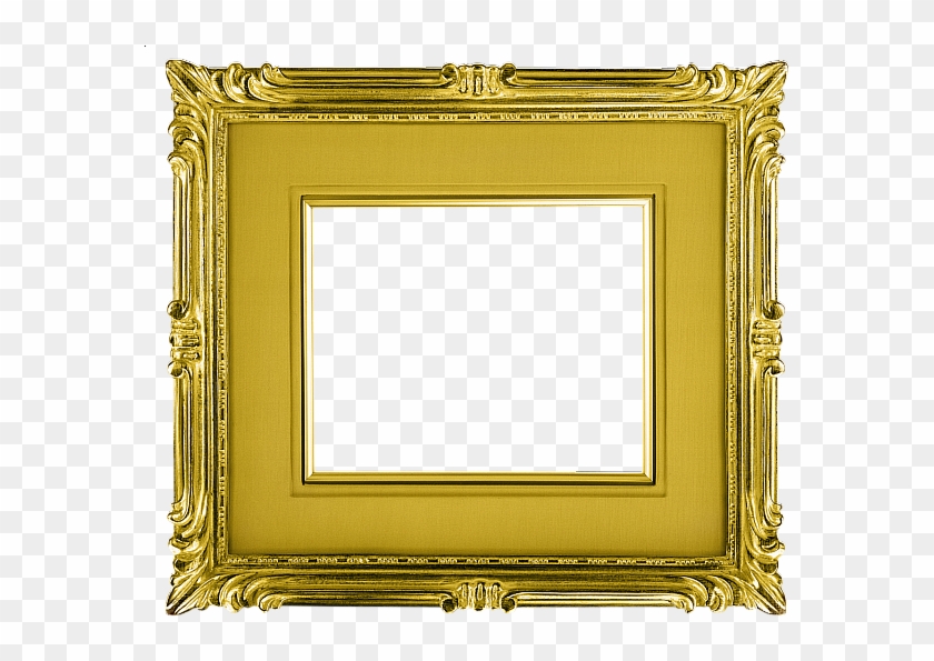 Classical Horizontal Transparent Gold Picture Frame - Gold Landscape Picture Frames #1241488