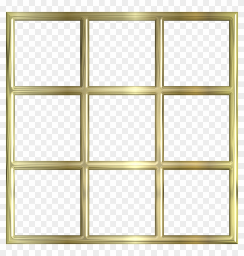 Gold Frame Border Png Traditional Thai Golden - Transparent Window Frame Vector #1241602