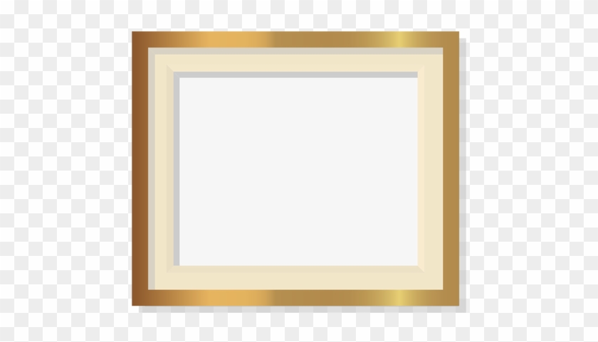 Glossy Decorative Golden Frame - Scalable Vector Graphics #1241619