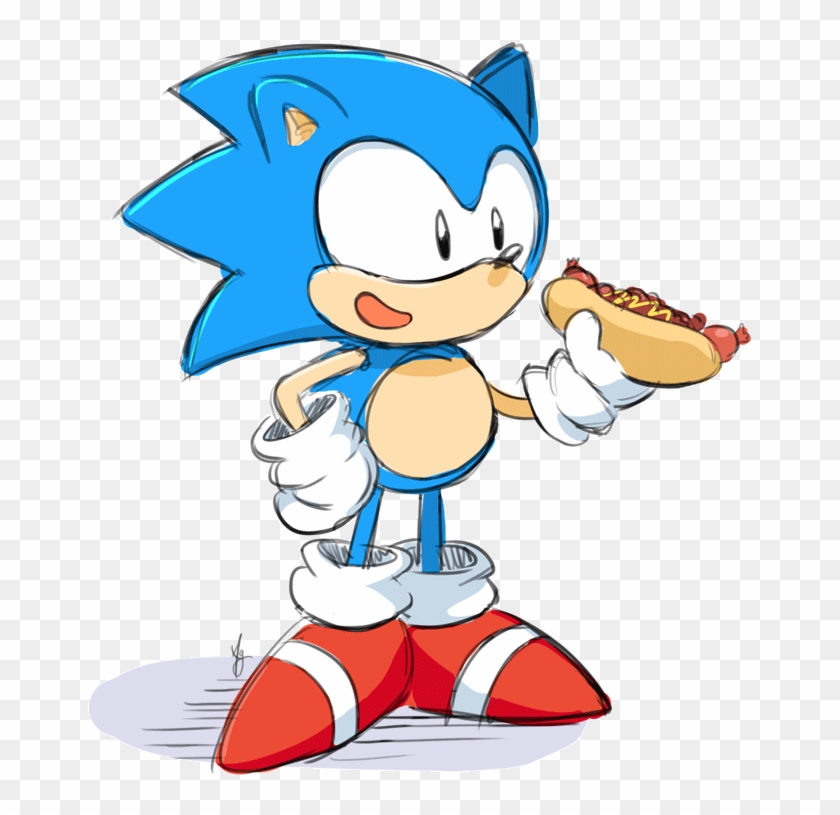 Cute Baby Dogs Wallpaper Download - Sonic Eating A Chili Dog Gif #1241670